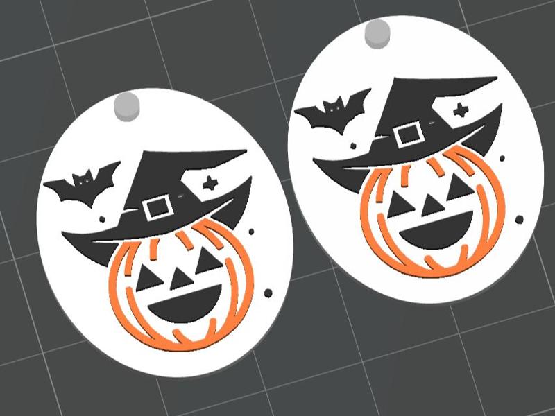 Halloween Pumpkin Earrings