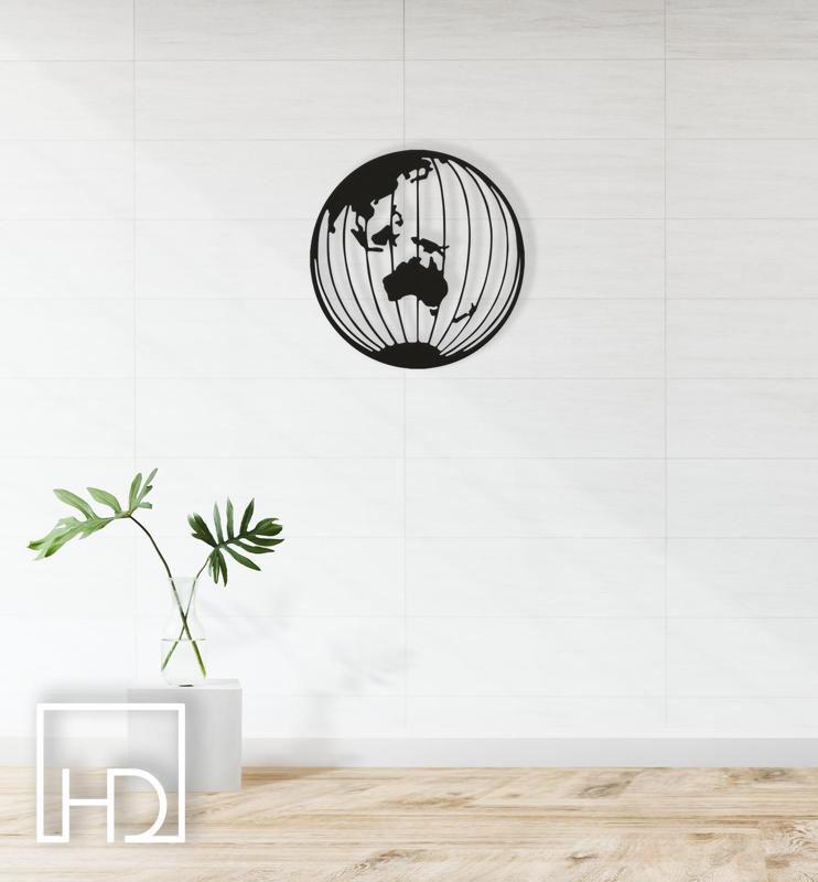 World Map 2 decoration by: HomeDetail