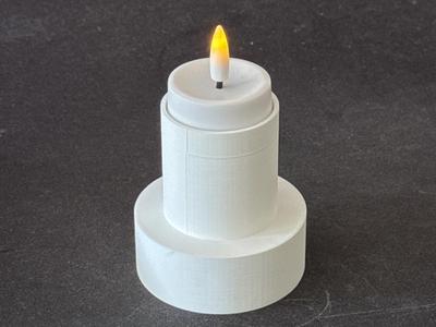 LED tea light adapter for Lumea