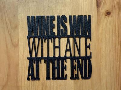 Wine Coaster 