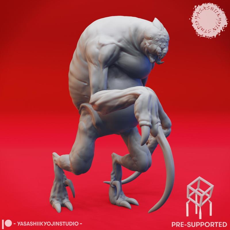 Ettercap - Hunter - Tabletop Miniature (Pre-Supported STL)