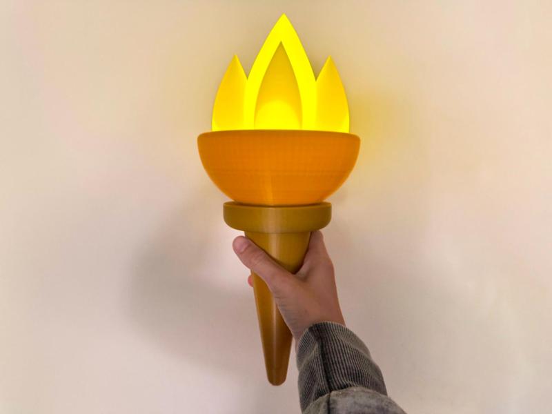 Olympic Torch Lamp