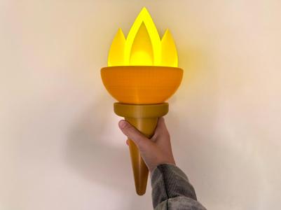 Olympic Torch Lamp