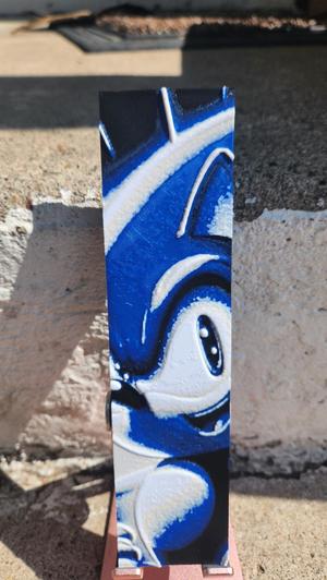 Sonic The Hedgehog - HueForge Bookmark