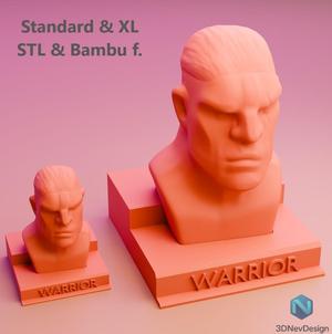 Warrior Bust + Base – Collector’s Edition (Standard + XL)