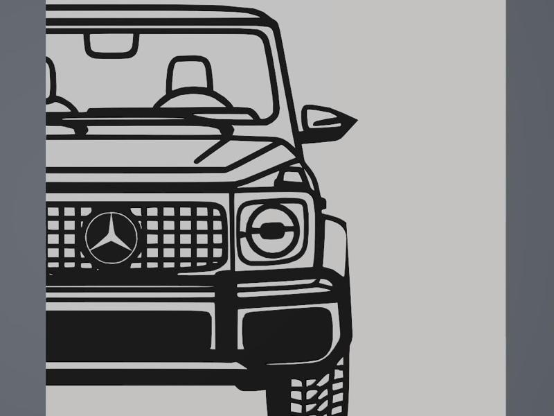 (Mercedes-Benz G63 AMG) G-Wagon Silhouette