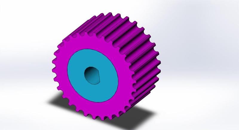 Grippy Knob for 5mm Diameter stepper motor shaft