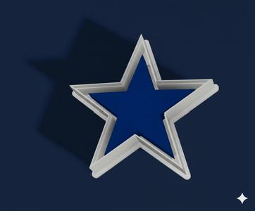COOKIE CUTTER LOGO secondary DALLAS COWBOYS NFL