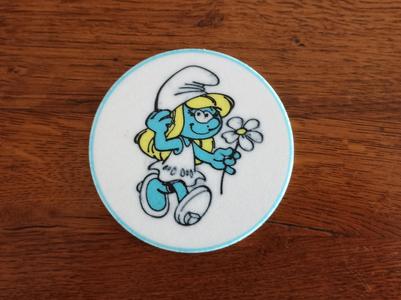 Smurfette Flower Coaster