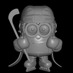 ıce hockey player minion