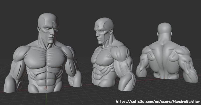 Dr. Manhattan Bust (Fanmade)