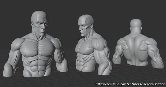 Dr. Manhattan Bust (Fanmade)