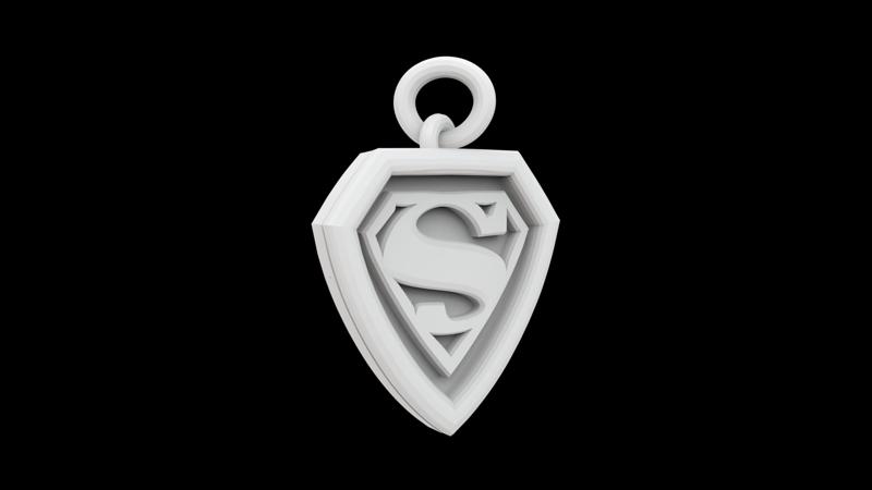 Superhero Emblem Keychain