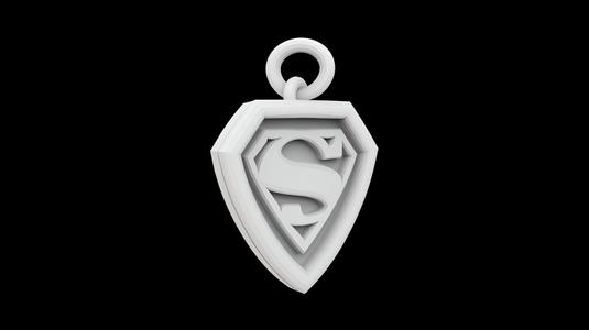 Superhero Emblem Keychain
