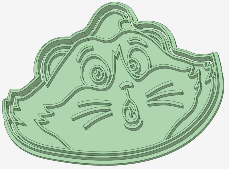 Meatball 44 cats cookie cutter