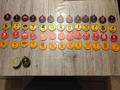 Greek God Medallions set