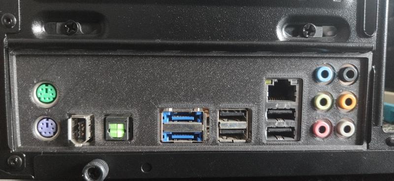 IO Shield for MSI K9A2 Platinum motherboard