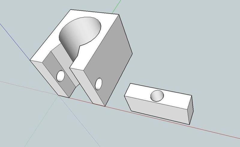 simple car headrest bracket