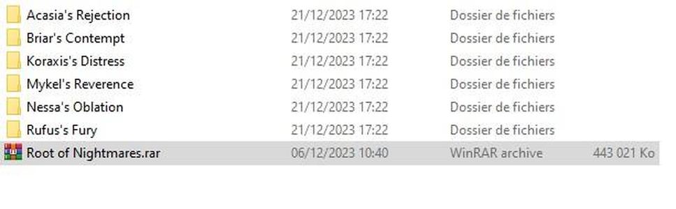 Root of Nightmares Pack