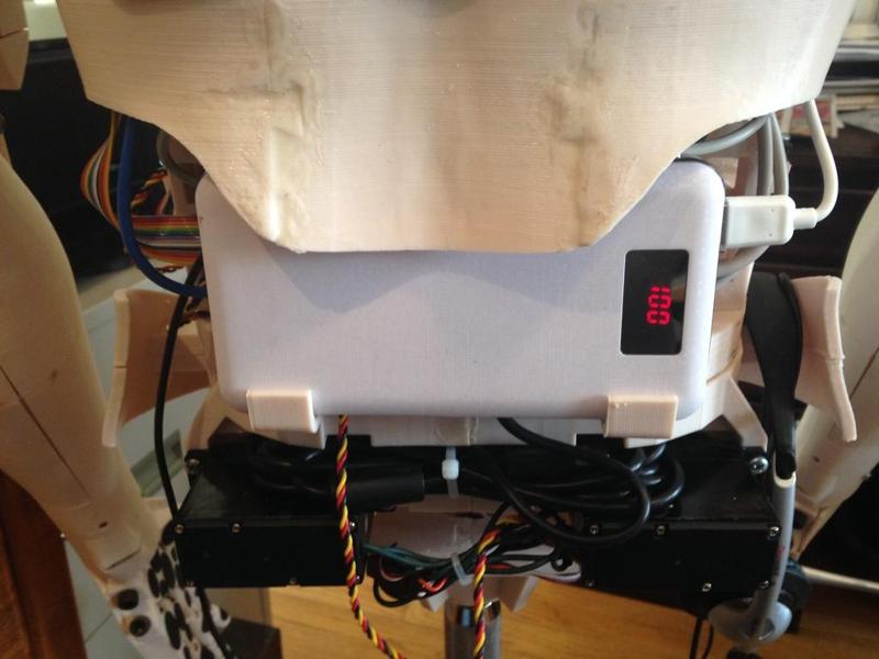 InMoov M9 Power Bank Mount