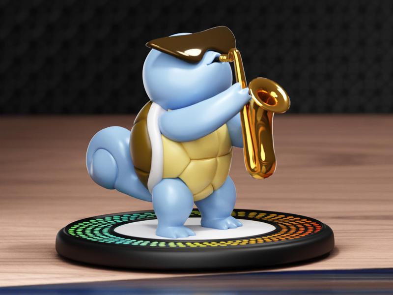 Squirtle Saxophone TikTok Viral Saxo