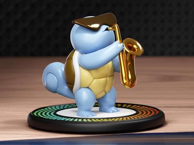 Squirtle Saxophone TikTok Viral Saxo