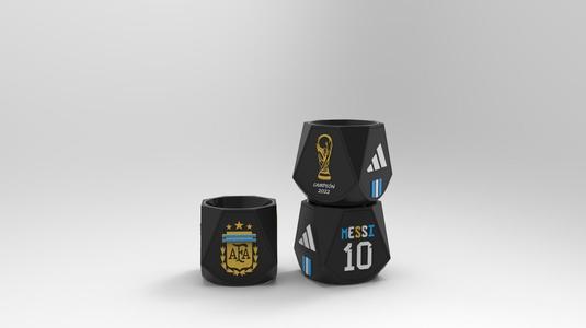 Argentina national team mate afa shield 3 stars