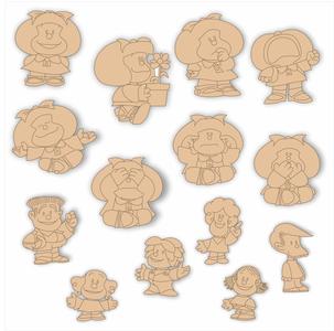 Mafalda - Vectors for laser cutting