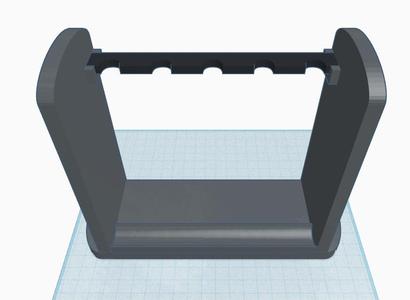 Disassembled light bulb display stand