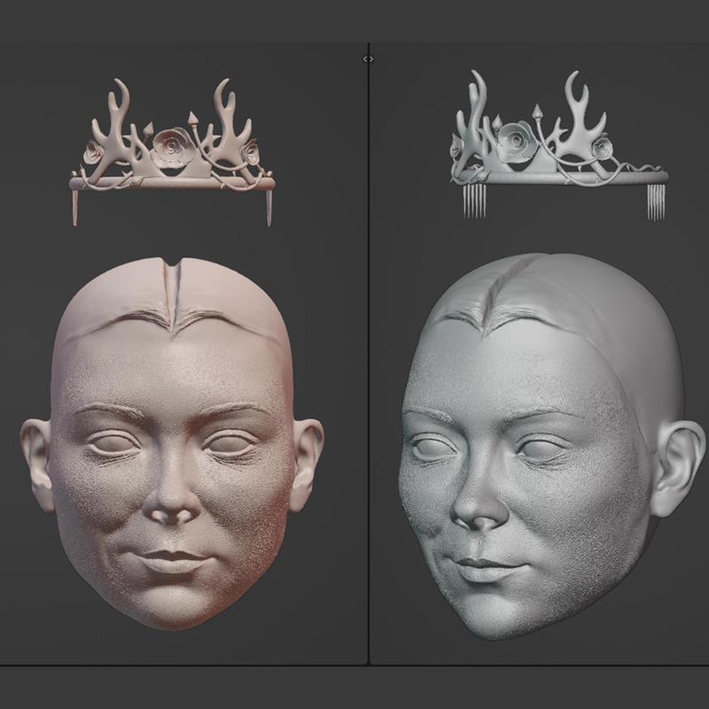 Margaery Tyrell 1/6 scale figure headsculpt tiara included