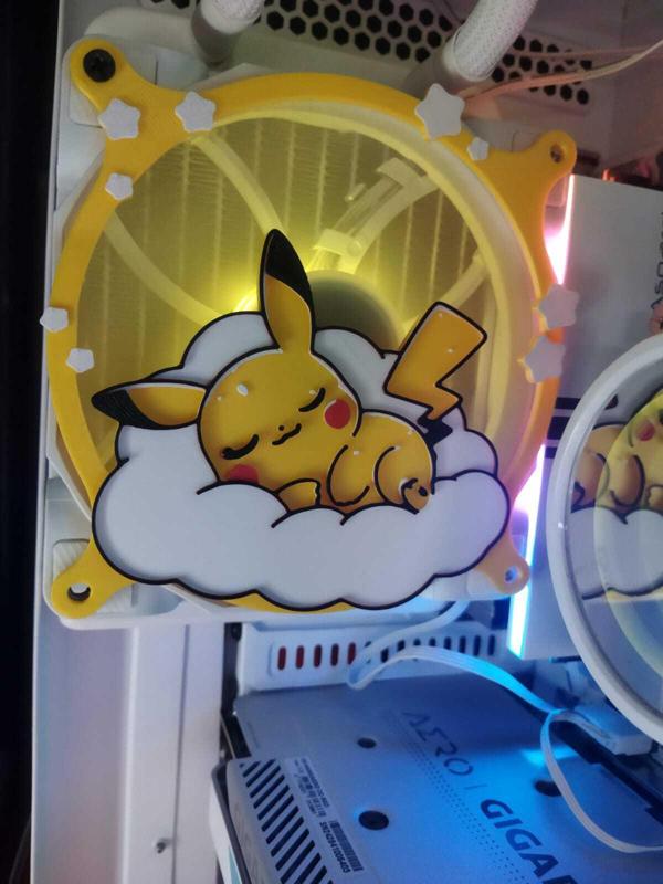 PIKACHU SLEEPING 120MM FAN GRILLE