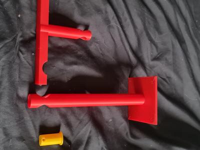 ceiling mount support for filament storage