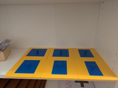 Montessori Geometric Cabinet - Tray 2, Rectangles