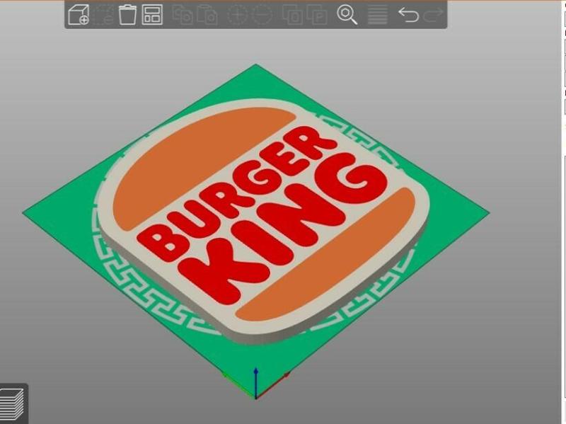 Burger King logo Colored