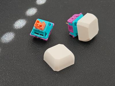 Thocky Blank Keycaps for cherry stem | NO supports