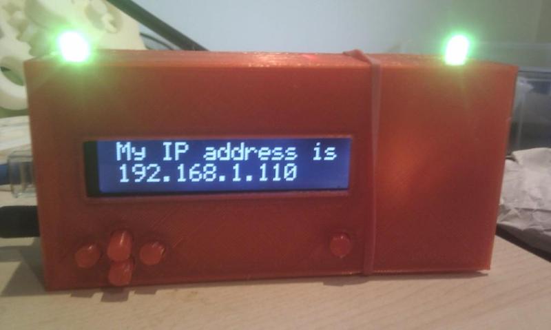 Arduino Ethernet, LCD and Servo