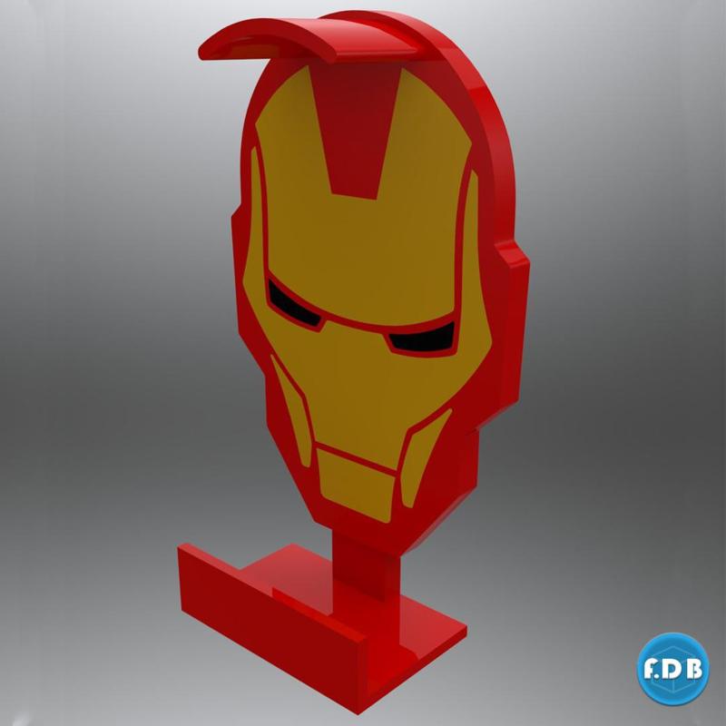 HEADPHONE WALL MOUNT - IRONMAN