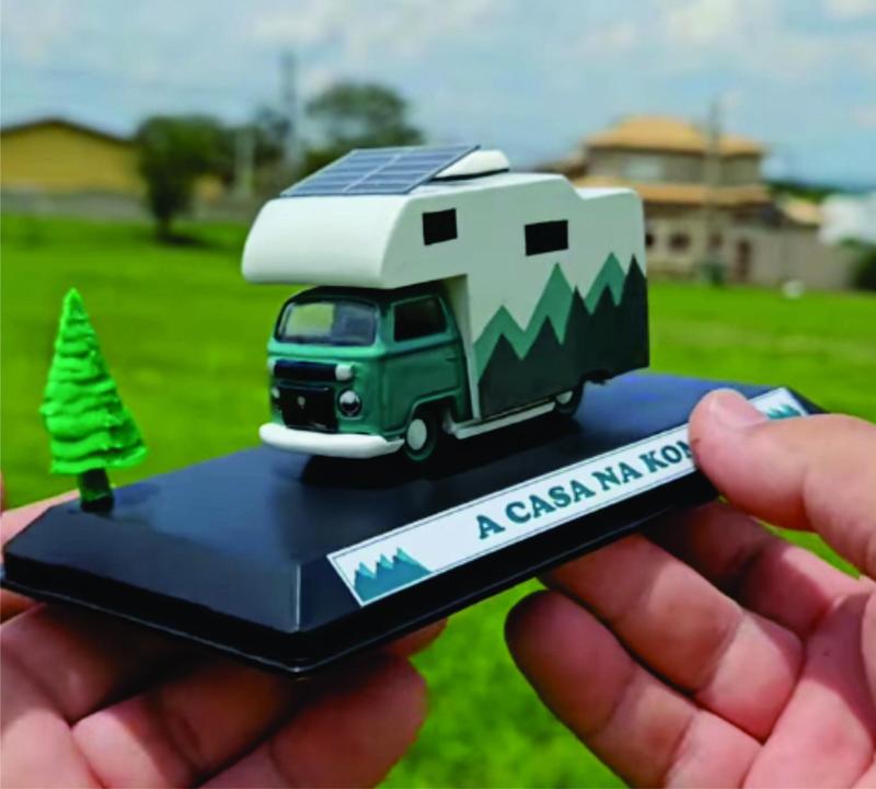 TRAILER Volkswagen T2 pickup FOR 1:64 HOTWHEELS 2023