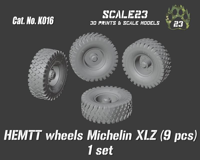 HEMTT M977 wheels - Michelin XZL