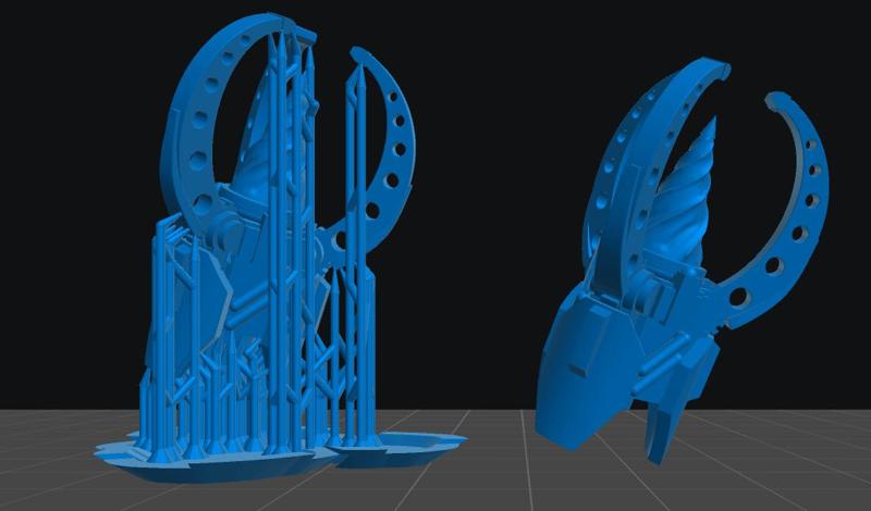 Big pointy siege drill for robot troop friends