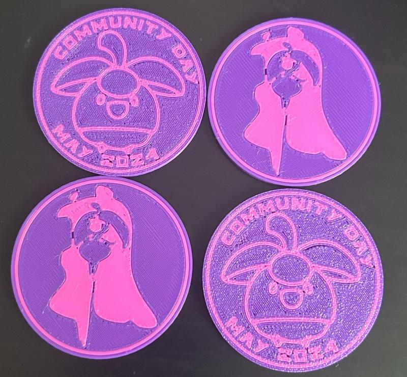 Pokemon Go Community Day #86 coin - Bounsweet