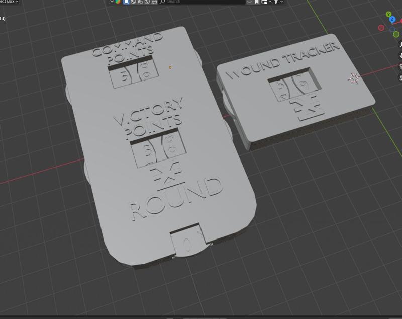 Blood Boyz Combat Point/Victory point/Round counter + Wound Tracker