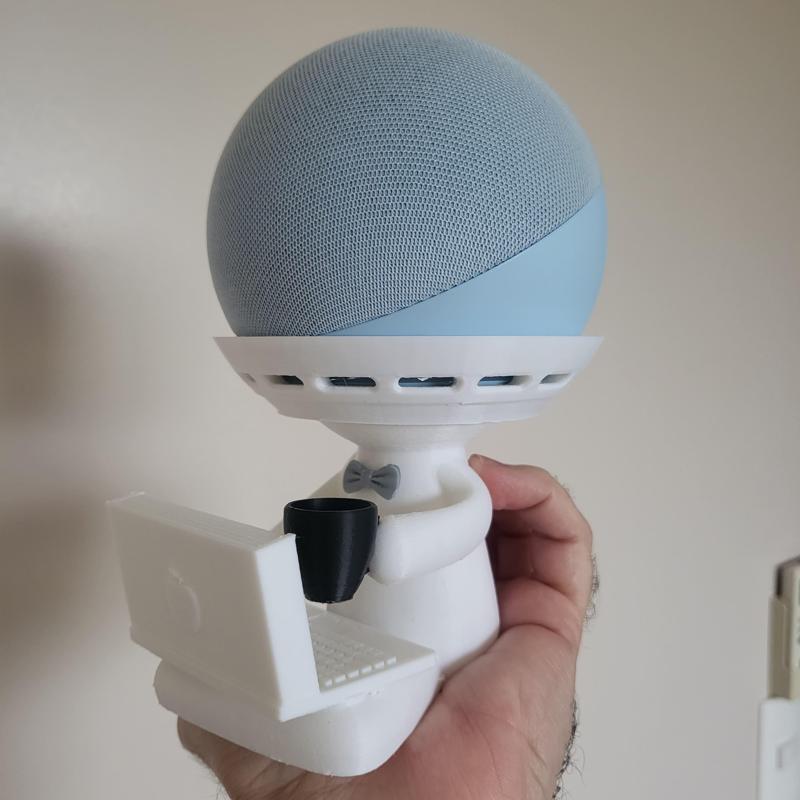 Suporte Alexa Echo Dot 4a e 5a CEO E SEU NOTEBOOK