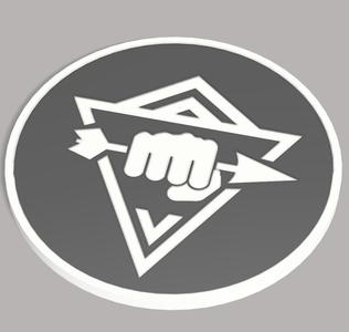 Fist Arrow medallion