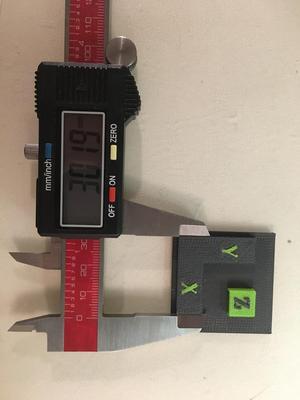 dual extrusion test for tuning offset second end - pièce de réglage offset 2eme buse