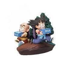 Goku Y krilin Megahouse Capsule Neo Milk Dragon Ball