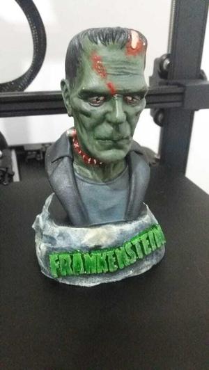 Frankenstein Classic Bust – Modular 3D Printing