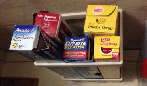 Pantry wrap holder