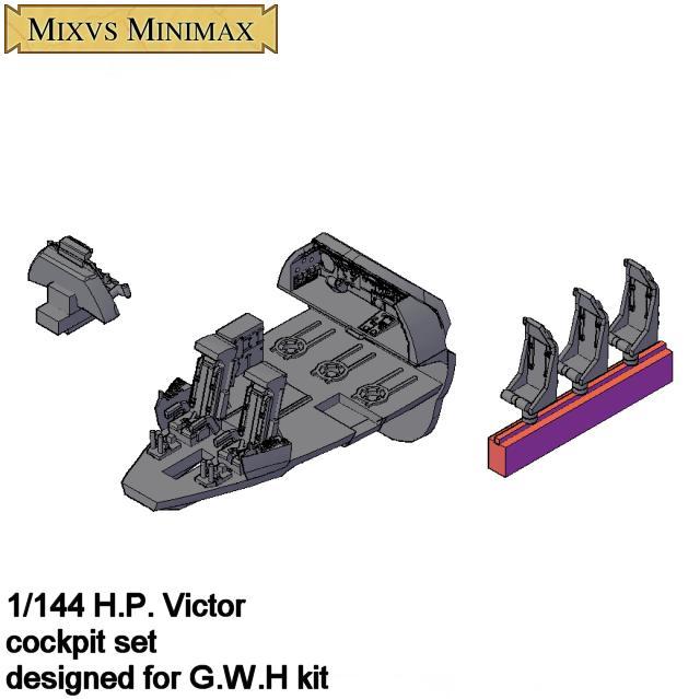1/144 H.P. Victor cockpit set (designed for G.W.H kit)