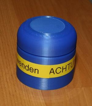 Geocache hiding place trick box